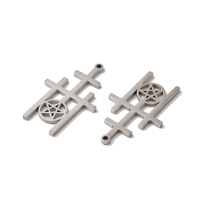 Non-Tarnish 304 Stainless Steel Pendant LS-STAS-H212-15P-1
