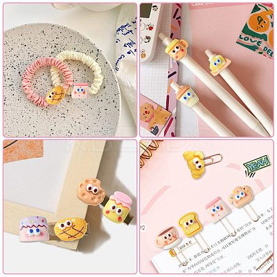 60Pcs 12 Styles Cartoon Opaque Resin Cabochons CRES-CJ0001-63-1