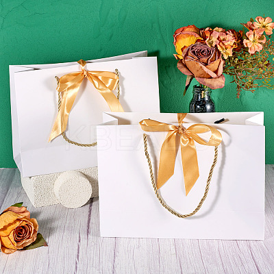6Sets Rectangle Paper Gift Storage Bags with Handle CARB-TA0001-04A-1