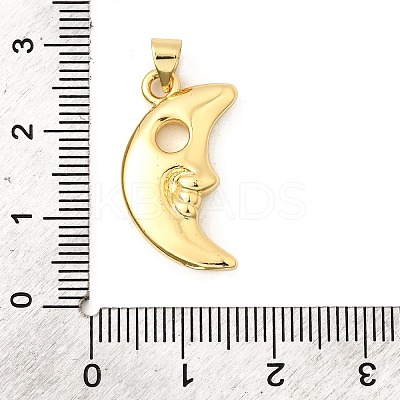 Brass Micro Pave Cubic Zirconia Pendants KK-I360-047G-1