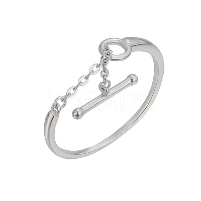 OT Clasp 925 Sterling Silver Adjustable Finger Rings for Women FS-WGF9FBF-01-1