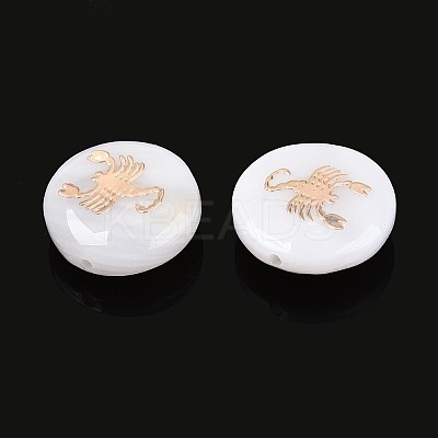 Natural Freshwater Shell Beads SHEL-N037-02F-G-1