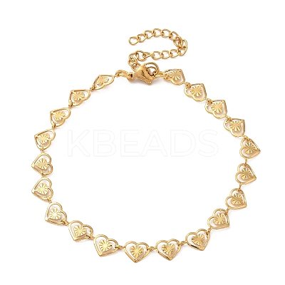 304 Stainless Steel Chain Bracelet for Women LS-BJEW-I313-05-1