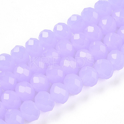 Glass Beads Strands EGLA-A044-J8mm-D11-1