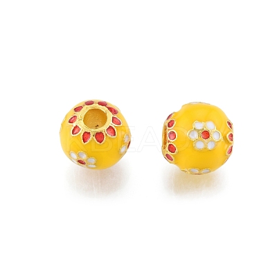 Alloy Enamel Beads PALLOY-P285-14MG-01-1