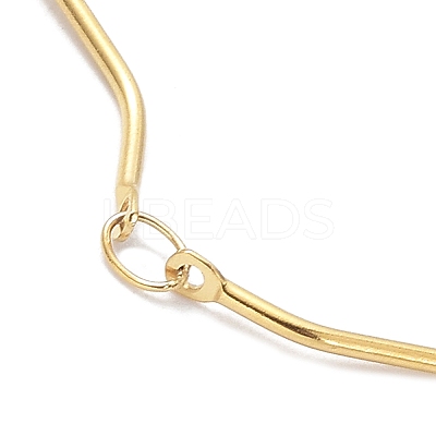 Ion Plating(IP) 304 Stainless Steel Twist Bar Link Chain Bracelet X-BJEW-K226-06G-1