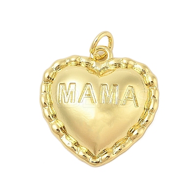 Real 18K Gold Plated Rack Plating Brass Pendants KK-Z074-46G-1