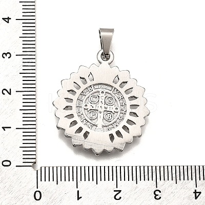 304 Stainless Steel Pendants STAS-B086-09C-P-1