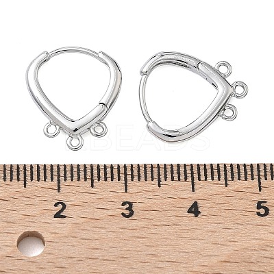 SHEGRACE Brass Hoop Earrings Findings XGR0159P-91P-1