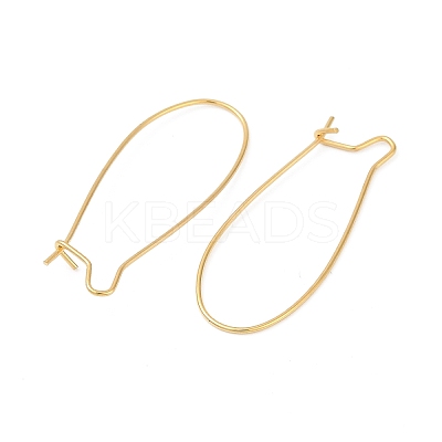 304 Stainless Steel Hoop Earring Findings STAS-P223-01G-07-1