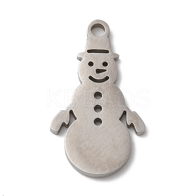 Non-Tarnish Christmas 201 Stainless Steel Pendants LS-STAS-D053-01P-1