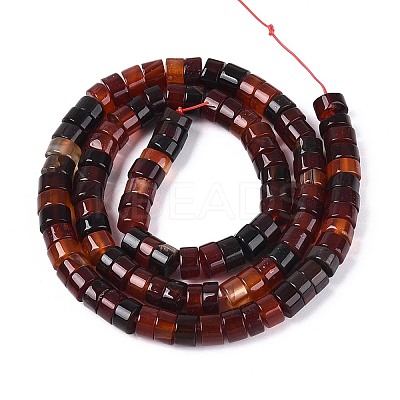 Dyed Natural Agate Beads Strands G-T144-55A-01-1