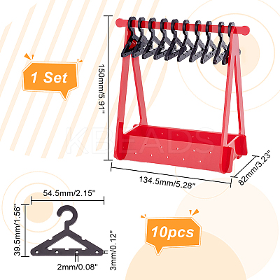 Acrylic Earring Display Stands EDIS-PH0001-46-1
