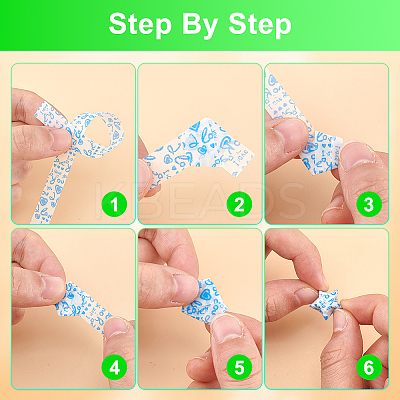 3 Sets 10 Colors Luminous Lucky Star Origami Paper DIY-CP0010-81-1
