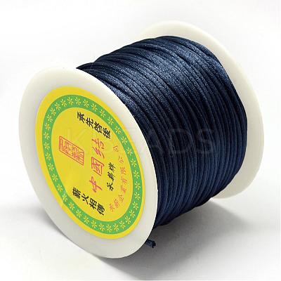 Nylon Satin Rattail Cords NWIR-R033-1.5mm-335-1