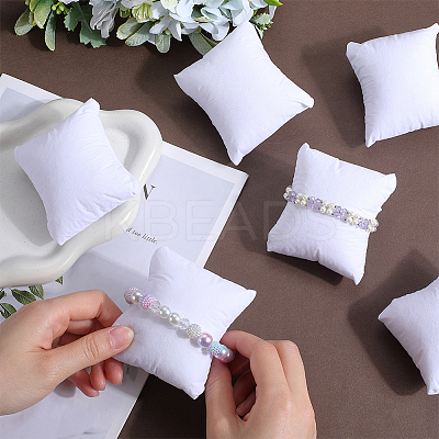 4Pcs Lint Bracelet Watch Pillow Jewelry Displays BDIS-BBC0001-07B-1