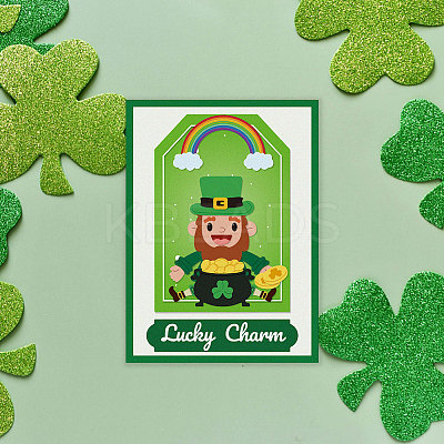 Saint Patrick's Day Carbon Steel Cutting Dies Stencils DIY-WH0309-1613-1