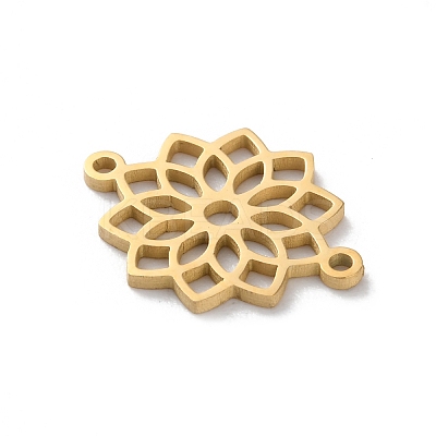 304 Stainless Steel Hollow Chakra Links STAS-S149-05B-1