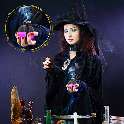 Dark Magic Cork Potion Bottle AJEW-WH0415-80A-1