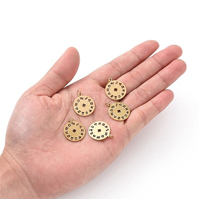 201 Stainless Steel Pendants STAS-S105-T565D-2-1