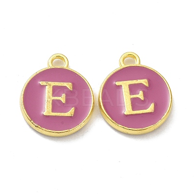 Golden Plated Alloy Enamel Charms ENAM-XCP0001-13E-1
