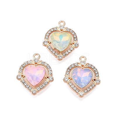Alloy Glass Pendants PALLOY-N176-78KCG-1