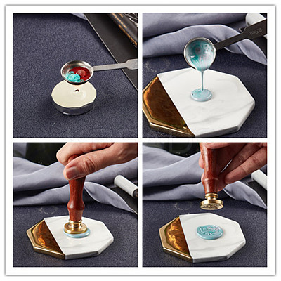 Wax Seal Stamp Set AJEW-WH0208-456-1