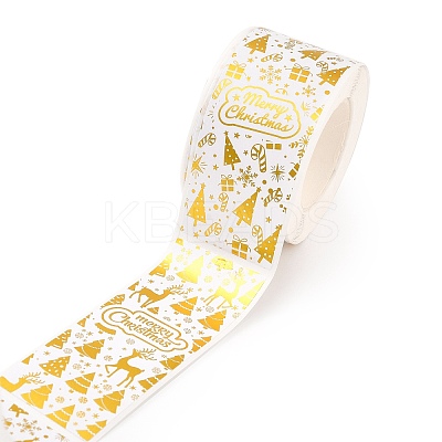 Christmas Themed Rectangle Roll Stickers LS-DIY-B045-01A-1