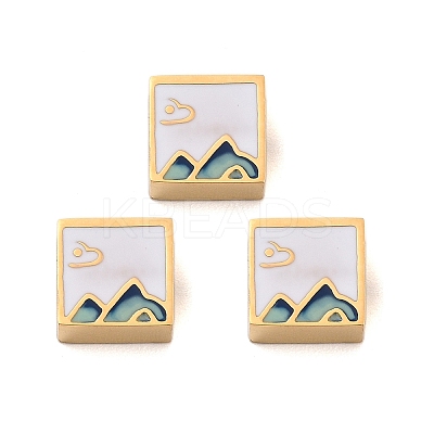Ion Plating(IP) 304 Stainless Steel Enamel Beads STAS-S140-38G-A-1