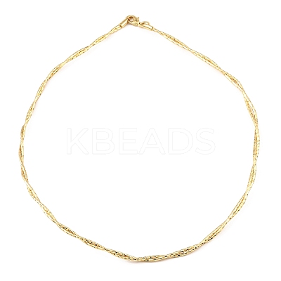 Brass Chain Necklaces NJEW-F313-04G-1