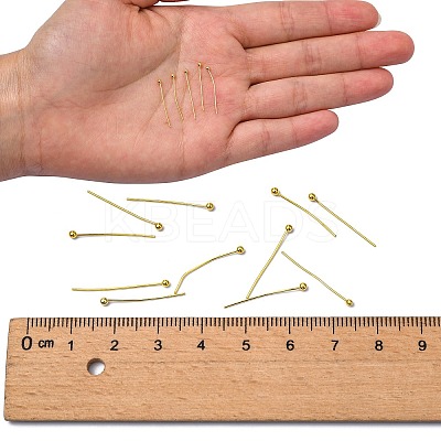 Brass Ball Head Pins LS-X-KK-R020-04G-1