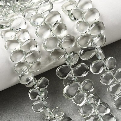 Natural Green Quartz Beads Strands G-D099-01A-1