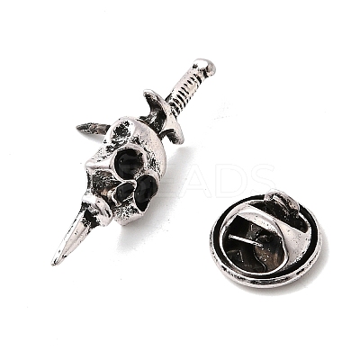 Halloween Alloy Lapel Pin Backs for Backpack Clothes JEWB-C051-01D-AS-1