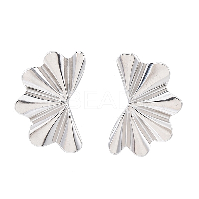 304 Stainless Steel Stud Earrings for Women EJEW-K306-10P-1