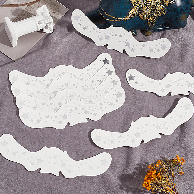 10Pcs Transfer Sticker Proof Removable Temporary Tattoos Stickers DIY-SP0003-65B-07-1