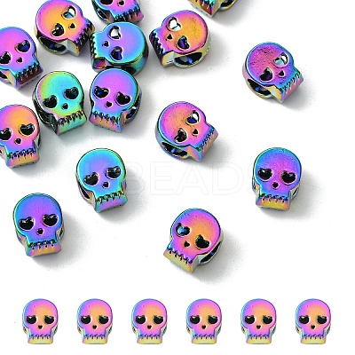 15Pcs Rack Plating Alloy European Beads FIND-YW0008-26-1