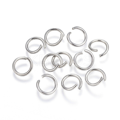 Tarnish Resistant 304 Stainless Steel Open Jump Rings STAS-F110-01P-1