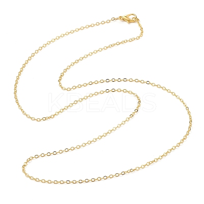 Brass Cable Chain Necklaces NJEW-JN04511-07-1
