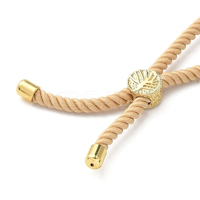 Cotton Cord Bracelet Making KK-F758-03W-G-1