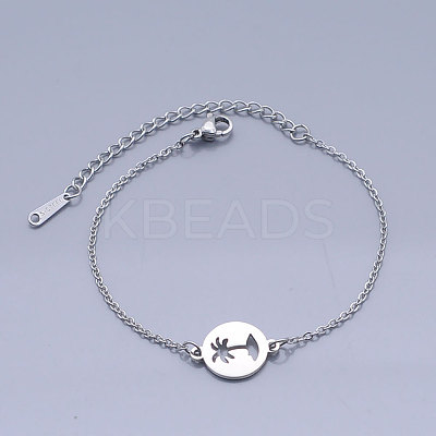 Tarnish Resistant 201 Stainless Steel Link Bracelets LS-BJEW-T011-JN499-1-1