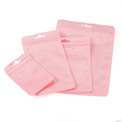 40Pcs 4 Styles Rectangle Plastic Yin-Yang Resealable Packaging Bags ABAG-TA0001-23C-1