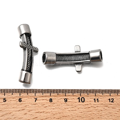 304 Stainless Steel Cross Links Connector Charms STAS-D382-21AS-1