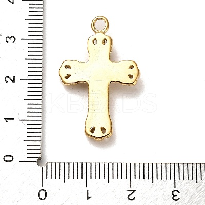 Real 18K Gold Plated 304 Stainless Steel Pendants LS-STAS-M331-02B-G-1