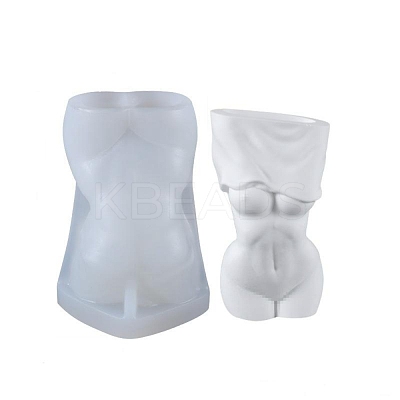 DIY Naked Women Vase Making Silicone Bust Statue Molds DIY-G050-01-1