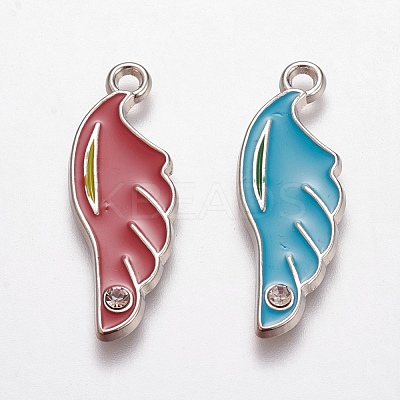 Alloy Enamel Pendants EAP065Y-1