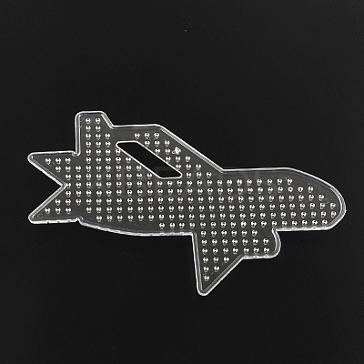 Plane/Airliner ABC Plastic Pegboards used for 5x5mm DIY Fuse Beads X-DIY-Q009-32-1