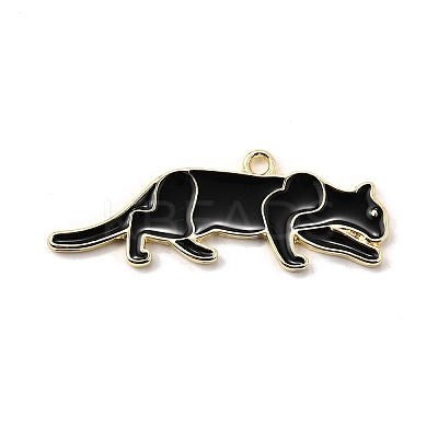 Alloy Enamel Pendants FIND-U030-17B-G-1
