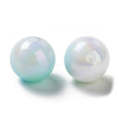 Two Tone Opaque Acrylic Beads LS-SACR-P024-01B-W08-1