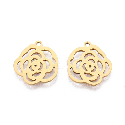 201 Stainless Steel Pendants STAS-T073-47G-1