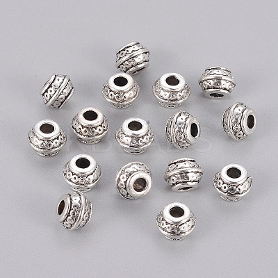 Tibetan Style Alloy Spacer Beads X-LF0586Y-NF-1